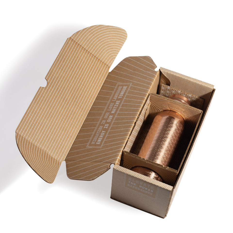 Handcrafted Copper Water Bottle